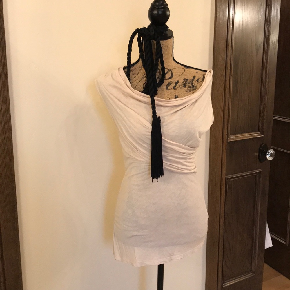 Trouve blouse cream shimmer size S